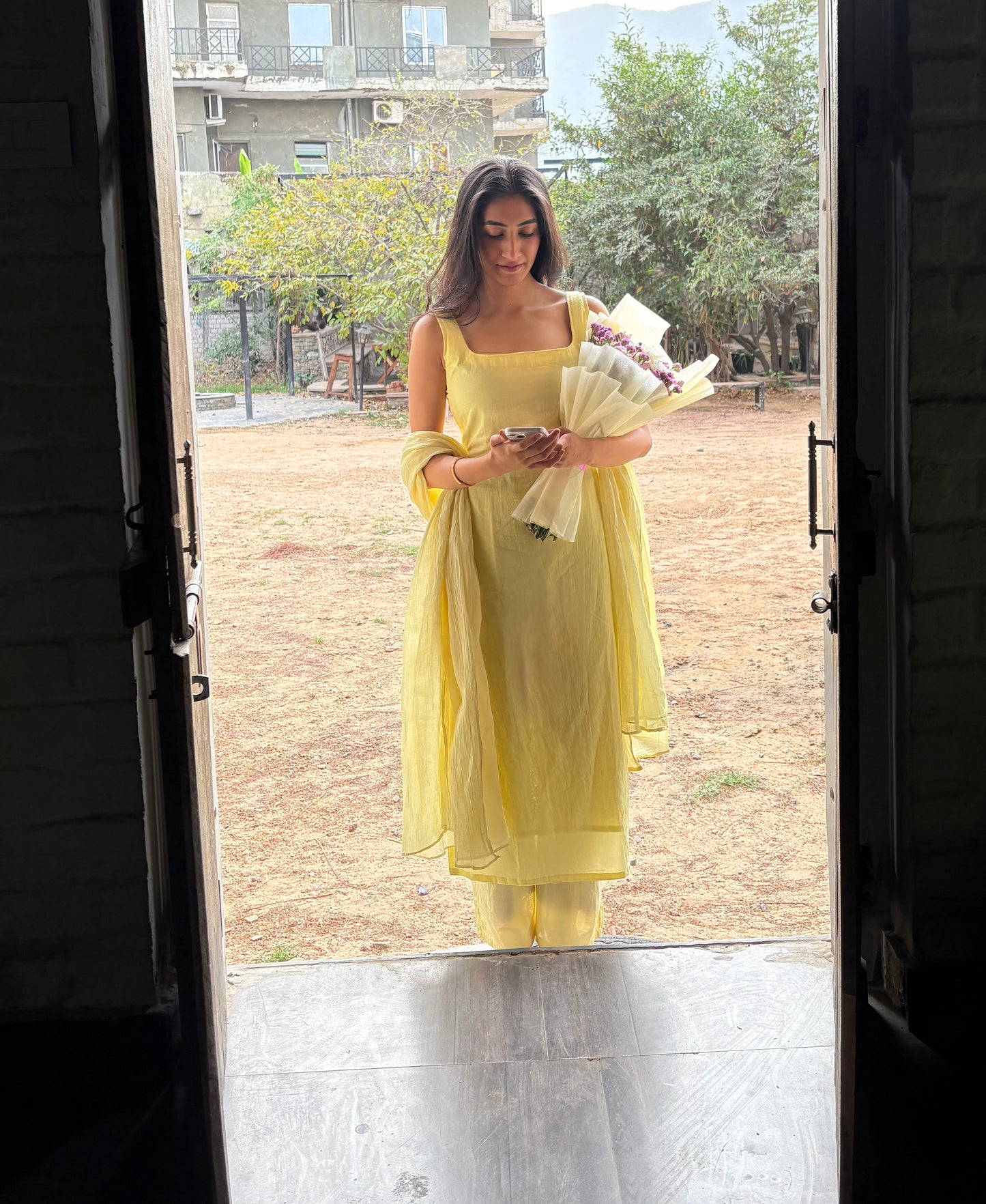 Sundrop Cotton Suit Set