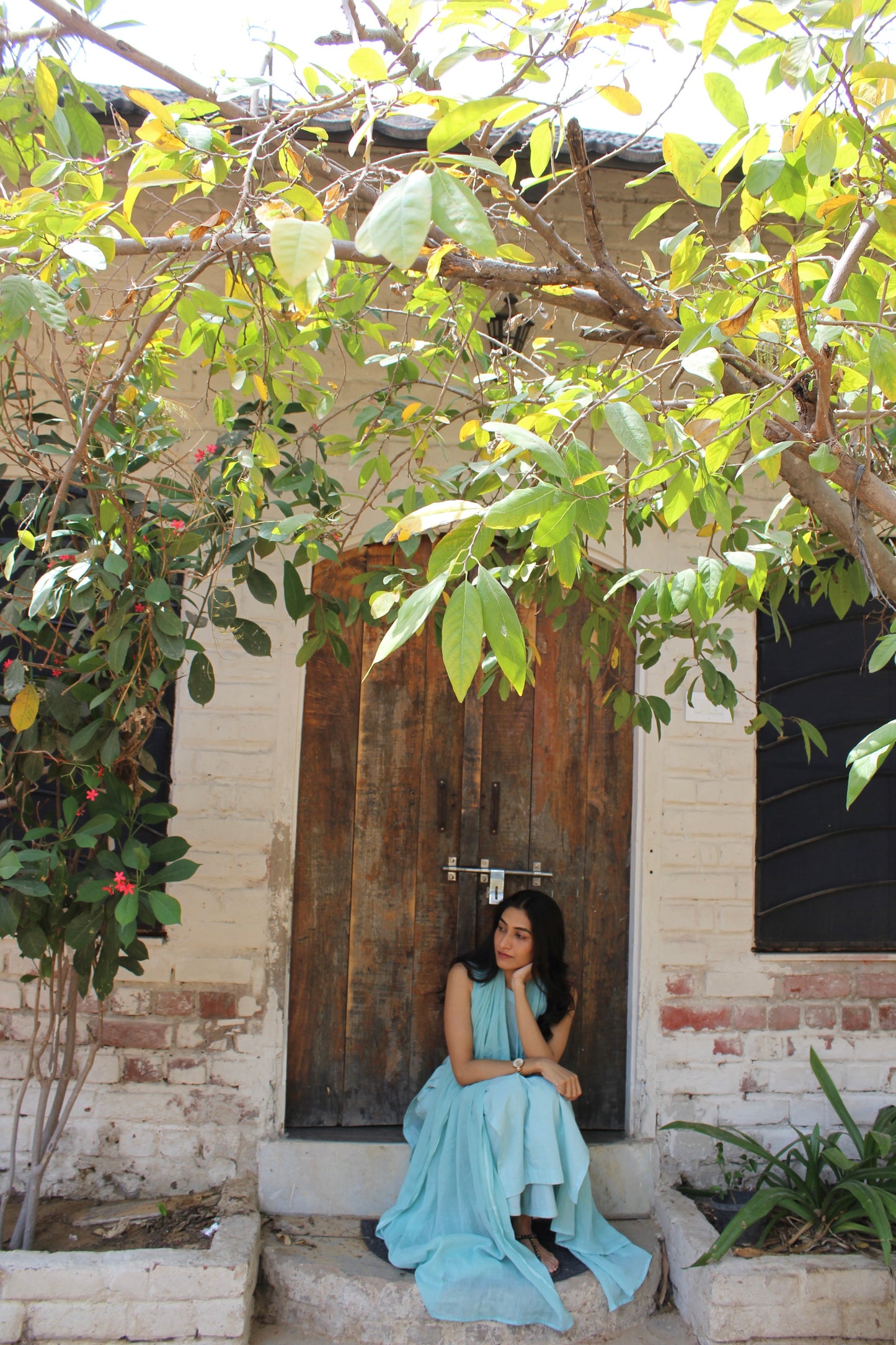 Sunlit Powder Blue Suit Set