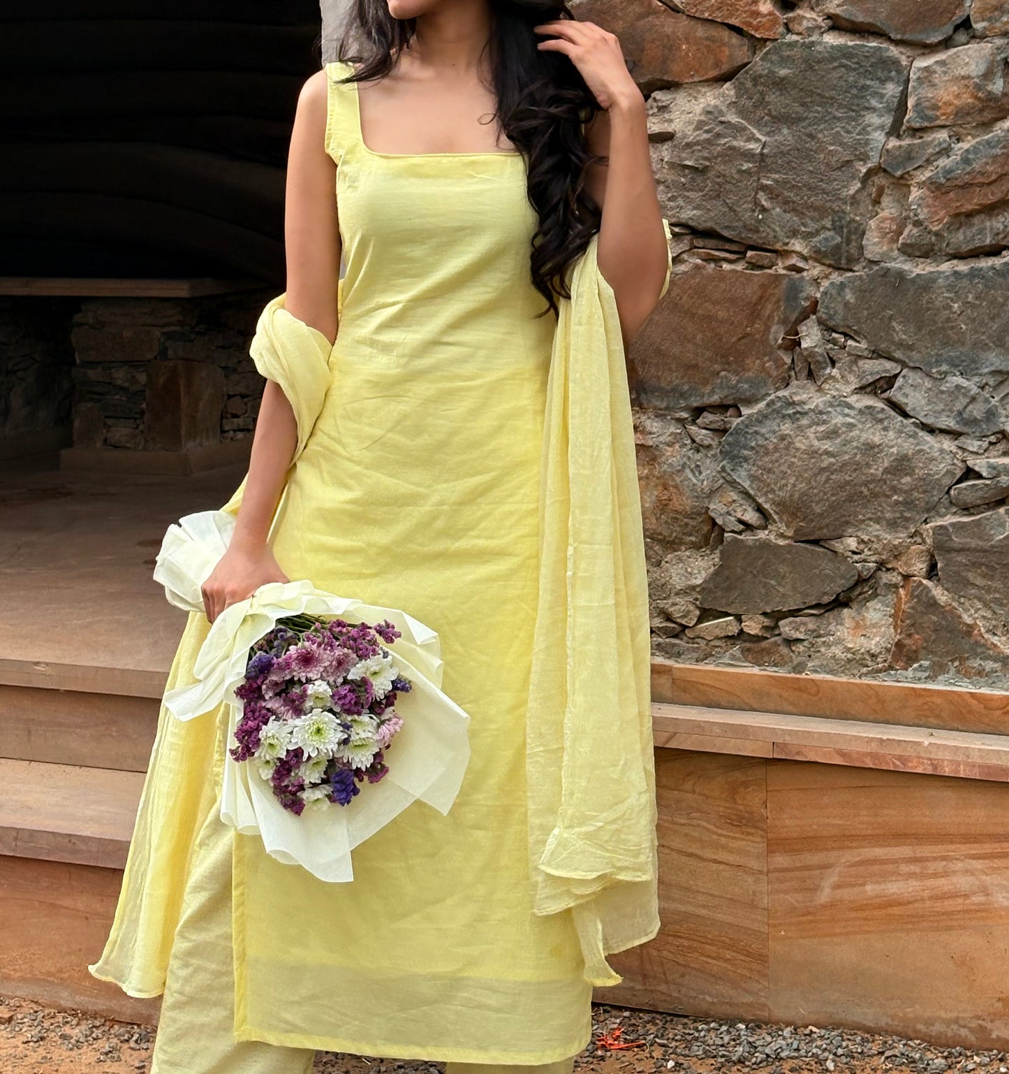 Sundrop Cotton Suit Set