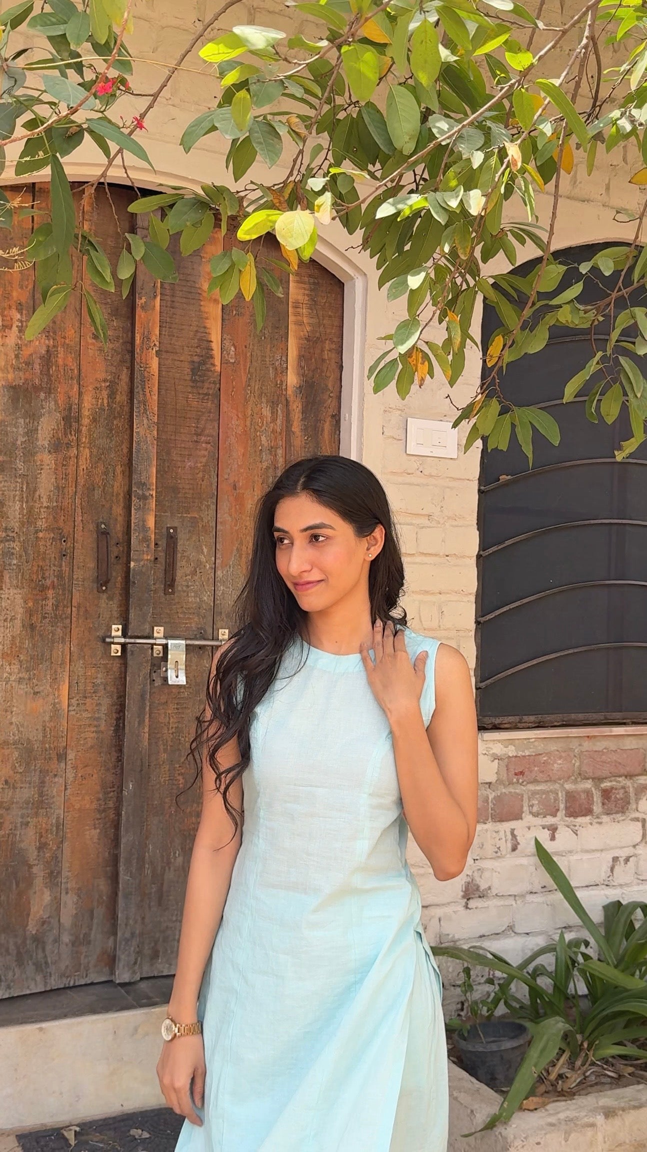 Sunlit Powder Blue Suit Set