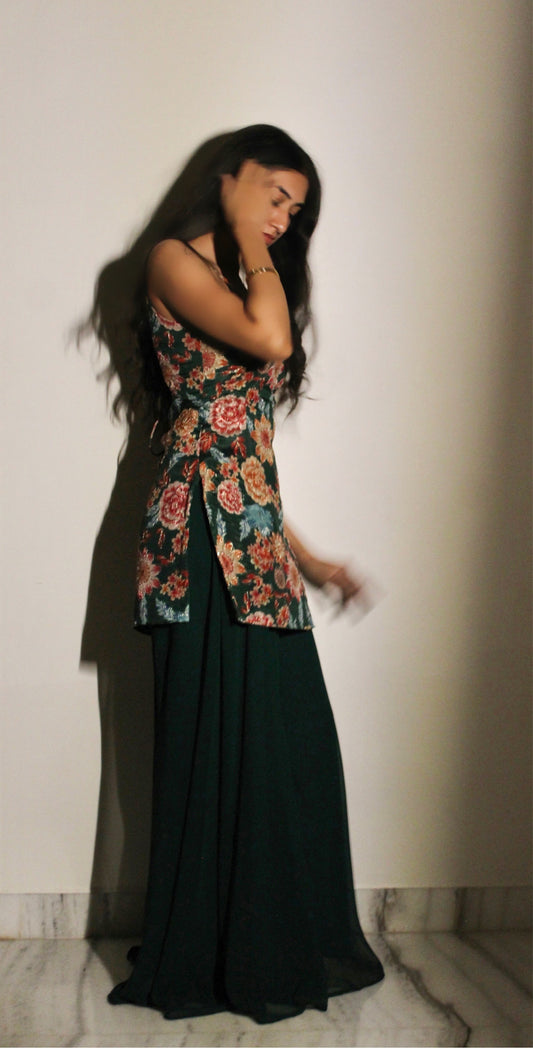 Panna - flora georgette set